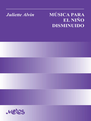 cover image of Música para el niño disminuido